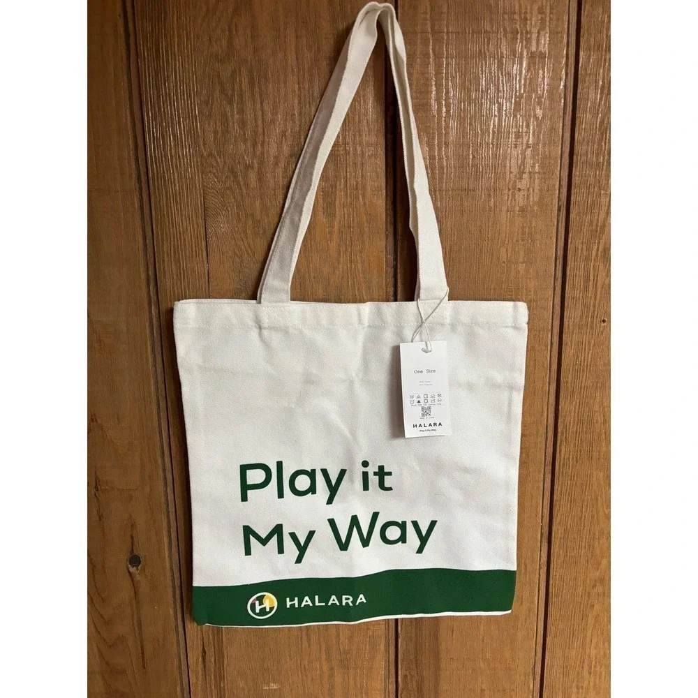 Halara Play it‎ My Way Canvas Tote Brand New With Tag